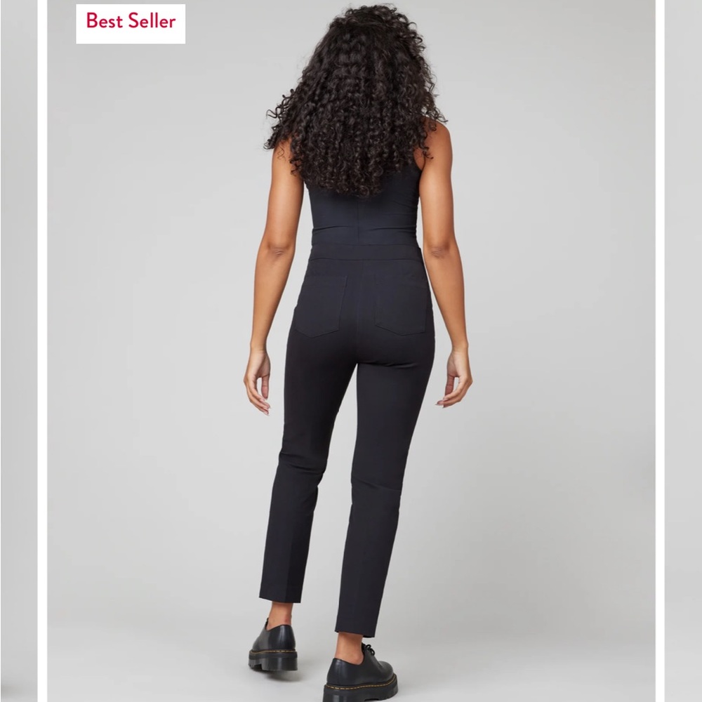Spanx On-The-Go Ankle Pant, Cropped, Black, Size Small